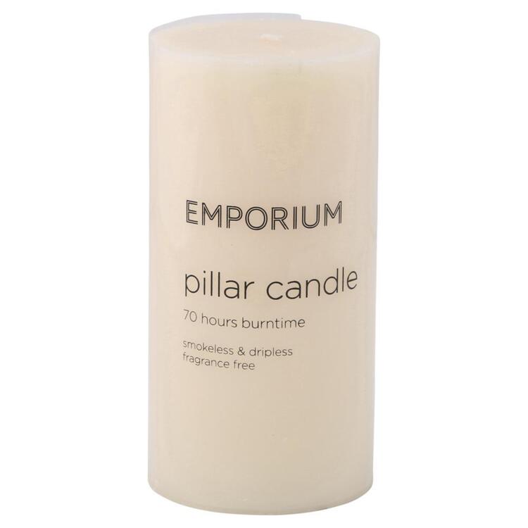 Emporium 70-Hour Burn Time Pillar Candle