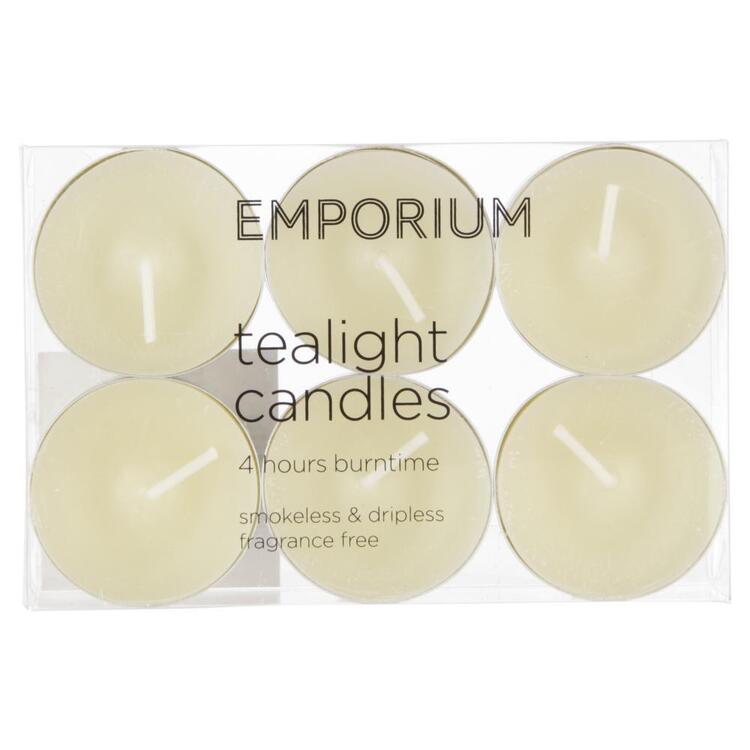 Emporium Tealight Candles 6 Pack
