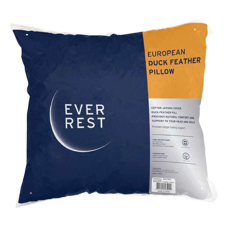Ever Rest European Duck Feather Pillow
