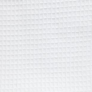 KOO Cotton Waffle Blanket White Queen / King