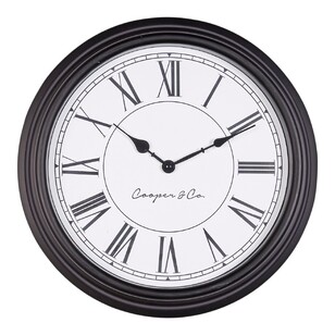 Cooper & Co 40 cm Antique Wall Clock Black 40 cm