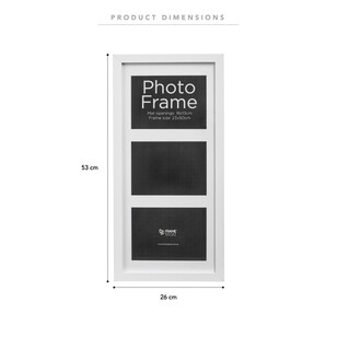 Frame Depot Core 3-In-1 Frame White 13 x 18 cm