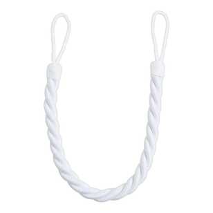 Soft Twist Rope Tieback White 70 cm