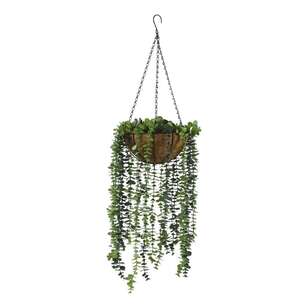 Living Space Hanging Eucalyptus Bowl Green 29 x 101 cm