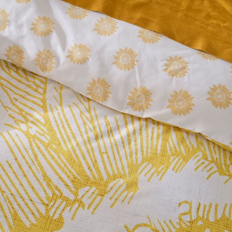KOO Sunflower Quilt Cover Set Yellow