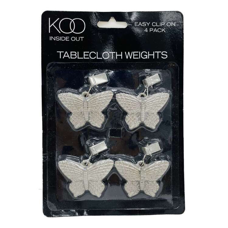 KOO Inside Out Butterfly Table Cloth Weight 4 Pack
