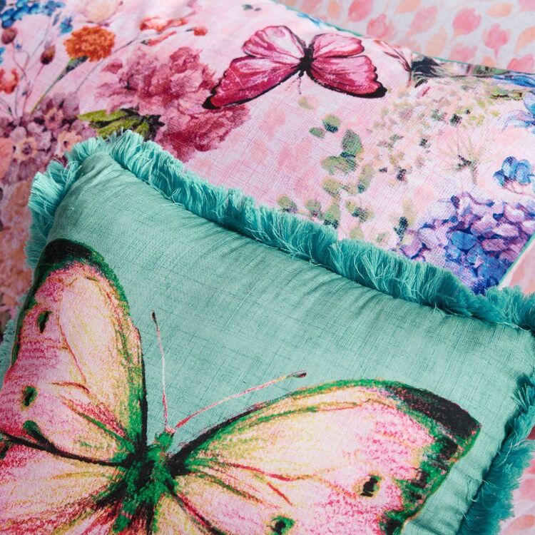 KOO Kids Butterfly Bouquet Quilt Cover Set Multicoloured