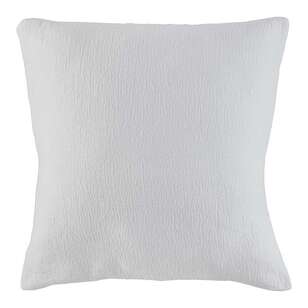 KOO Ella Textured European Pillowcase White European