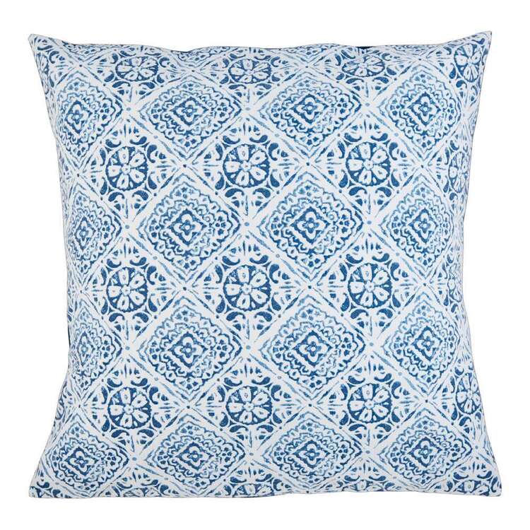 KOO Bodhi Seersucker European Pillowcase Blue European