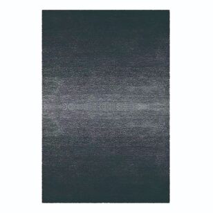 KOO Ombre Shaggy Scatter Mat Charcoal 60 x 90 cm
