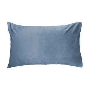 KOO Cord Velvet Standard Pillowcase Grey Standard