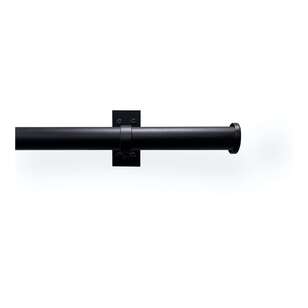 Selections 22/25 mm Studio Metro Rod Set Matte Black 143-410 cm
