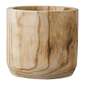 Living Space 20 cm Wood Planter Pot Natural 18.5 x 20 cm