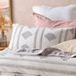 KOO Holly Aztec Quilt Cover Set White
