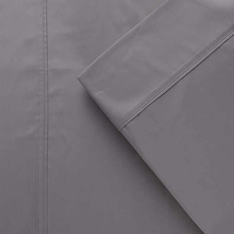 KOO Bamboo Cotton Standard Pillowcases Grey Standard