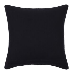 KOO Oakley Woven Cushion Black 50 x 50 cm