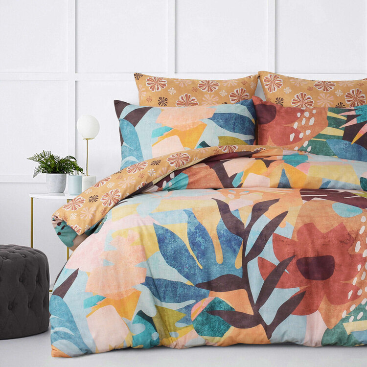 KOO Sienna Quilt Cover Set Multicoloured