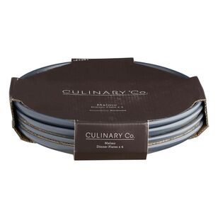 Culinary Co Malmo Dinner Plates Set Of 4 Charcoal 26.5 cm