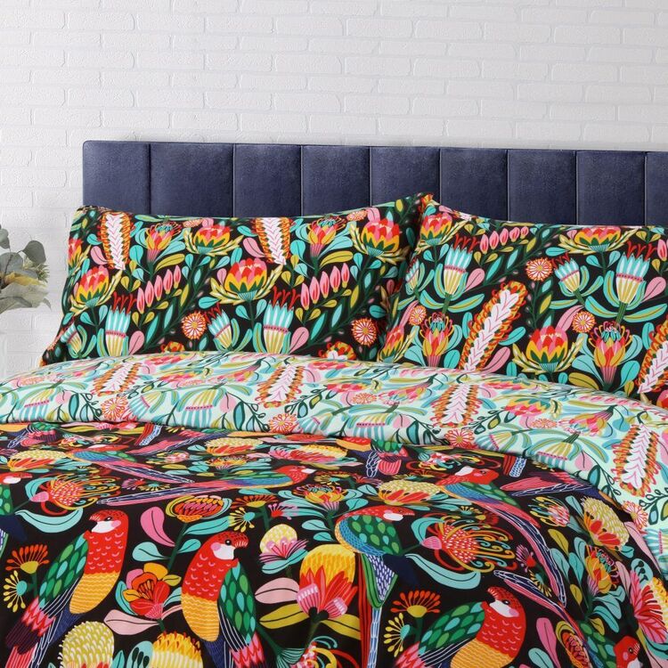 KOO Kirsten Katz Rosella Paradise Quilt Cover Set Multicoloured