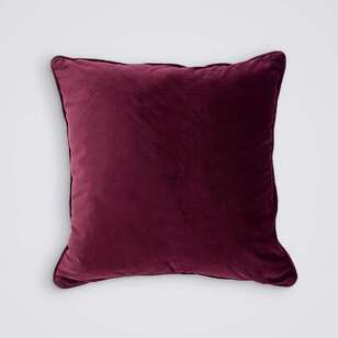 KOO Maddie Velvet Cushion Cover Wine 45 x 45 cm