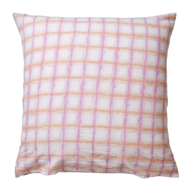 KOO Clarissa European Pillowcase Pink & Multicoloured European