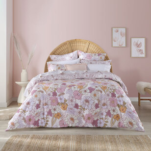 KOO Jessica Quilt Cover Set Pink & Multicoloured