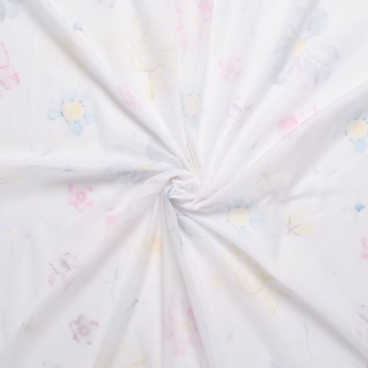 KOO Petal Rod Pocket Sheer Curtains Multicoloured 140 x 213 cm