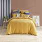 KOO Chunky Waffle Quilt Cover Set Mustard