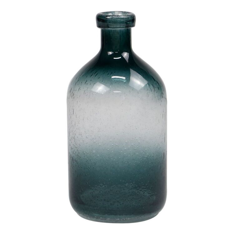 KOO Glass Bottle Vase Green 9.5 x 20 cm