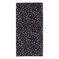 KOO Leopard Jacquard Beach Towel Black 80 x 160 cm