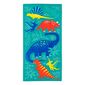 KOO Kids House Beach Towel Dinosaur Multicoloured 60 x 120 cm