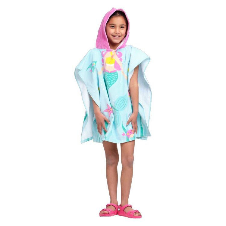 KOO Kids House Mermaid Hooded Beach Towel