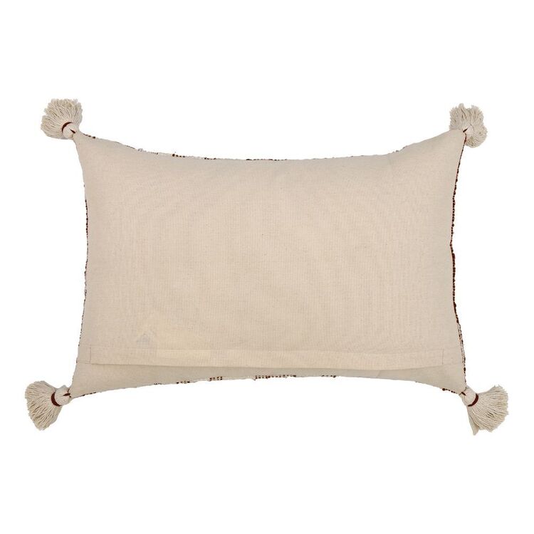 KOO Amira Long Tufted Cushion Rust 40 x 60 cm