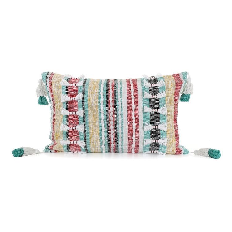 KOO Cyra Tufted Cushion Multicoloured 40 x 60 cm
