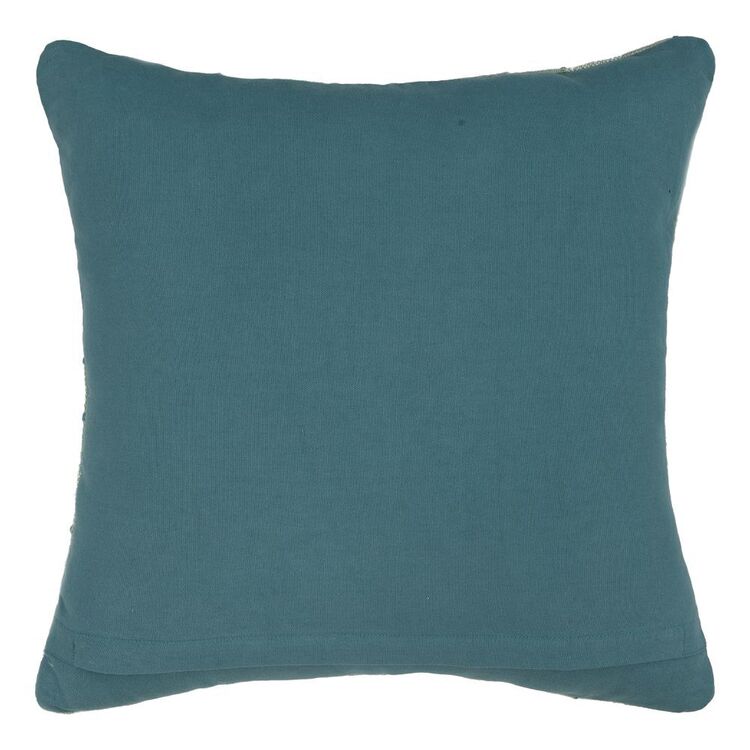 KOO Siria Check Cushion Blue & Green 50 x 50 cm