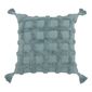 KOO Quinn Tufted Lattice Cushion Blue 50 x 50 cm