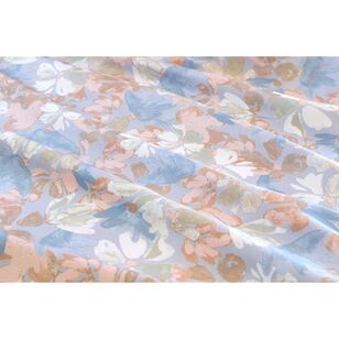 KOO Elite Silk Satin Floral Standard Pillowcase Lilac Standard