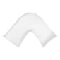 KOO Elite Silk Satin V Shaped Pillowcase White V Shape