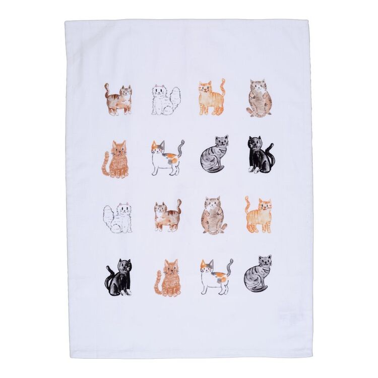 KOO Frankie Tea Towel 2 Pack Multicoloured 50 x 70 cm