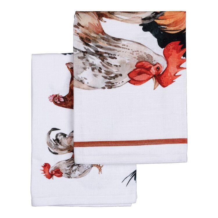 KOO Sonoma Tea Towel 2 Pack Multicoloured 50 x 70 cm