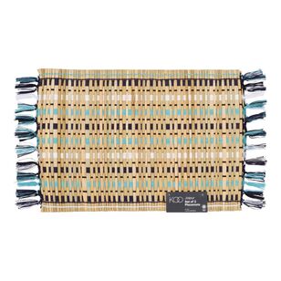 KOO Jaipur Bamboo Placemat 2 Pack Multicoloured 33 x 48 cm