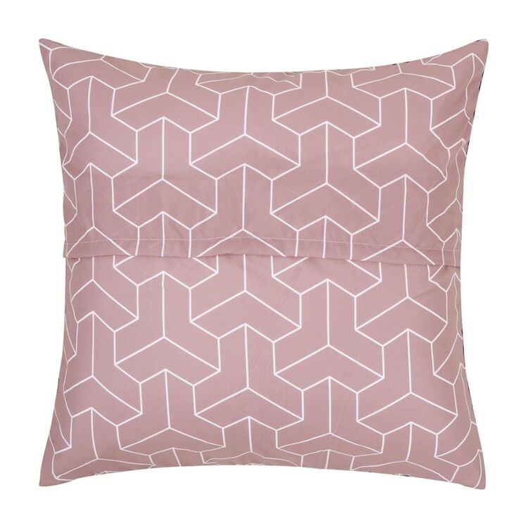 KOO Kasey Velvet European Pillowcase Pink & Multicoloured European