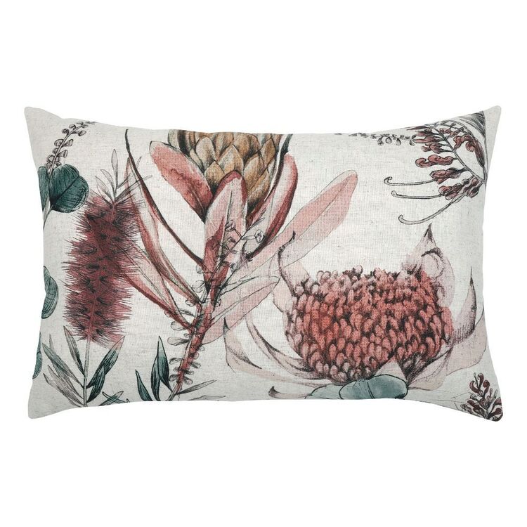 KOO Native Digital Patterned Cushion I Pink 40 x 60 cm