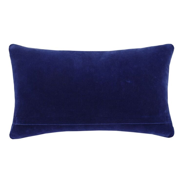 KOO Allegra Velvet Oanel Cushion Blue 40 x 60 cm
