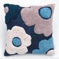 KOO Zoe Printed & Tufted Cushion Blue 45 x 45 cm