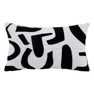 KOO Amado Chanelle Tapestry Cushion Black 40 x 60 cm