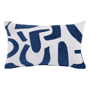 KOO Amado Chanelle Tapestry Cushion Blue 40 x 60 cm