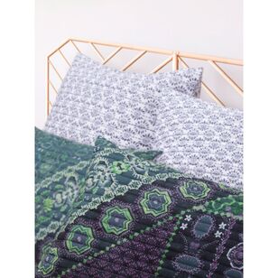 KOO Zayla Quilted Quilt Cover Set Green