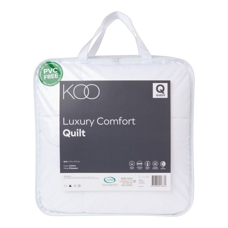 KOO Luxury Comfort Quilt White