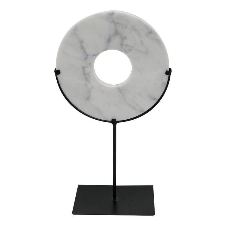 KOO Serene Haven Stone Ornament White 15 x 8 x 28 cm